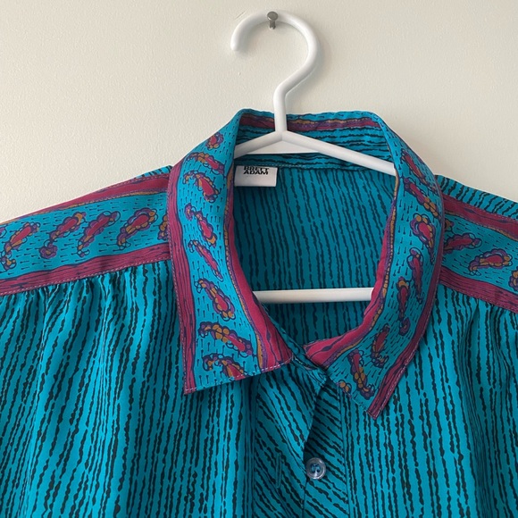 Vintage cropped button down shirt - Picture 3 of 6